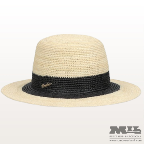 Violet Crochet Panama hat| Borsalino