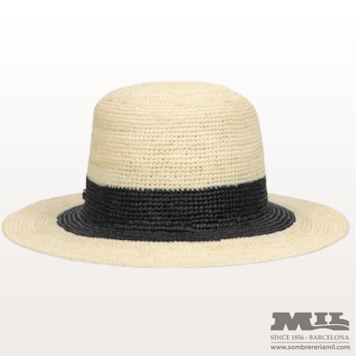 Violet Crochet Panama hat| Borsalino