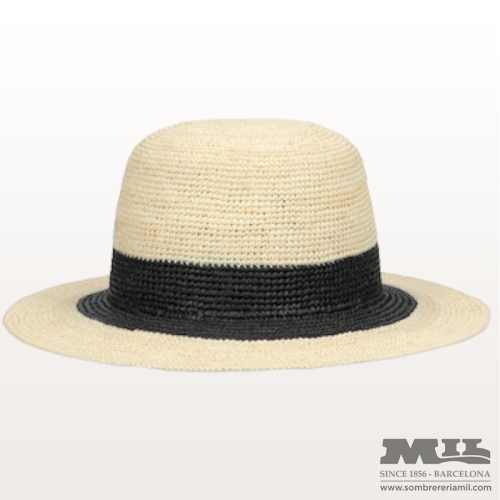 Violet Crochet Panama hat| Borsalino