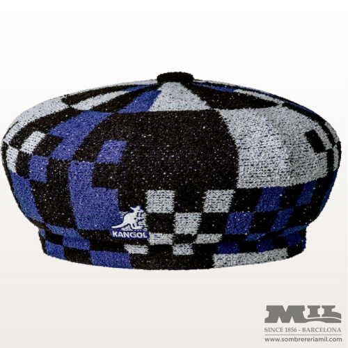 Boina Pop Gingham Jax Beret Kangol