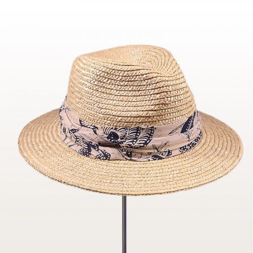 Beach Hat Fedora Straw