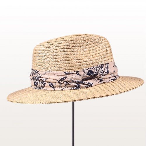 Beach Hat Fedora Straw