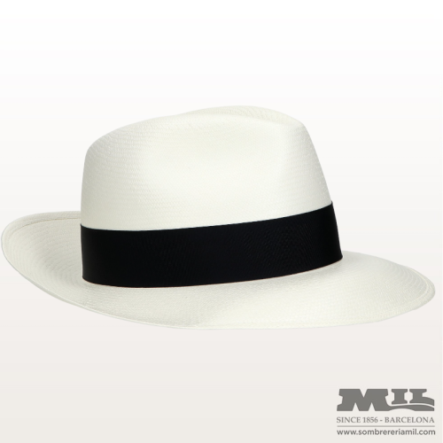 Amedeo fine panama hat wide brim | Borsalino