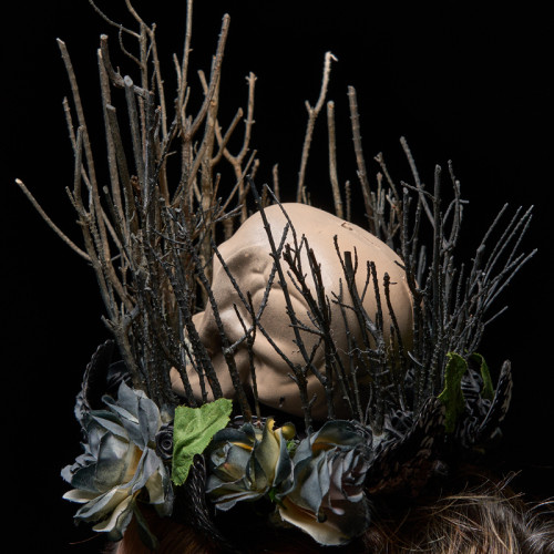 Druidic fascinator back